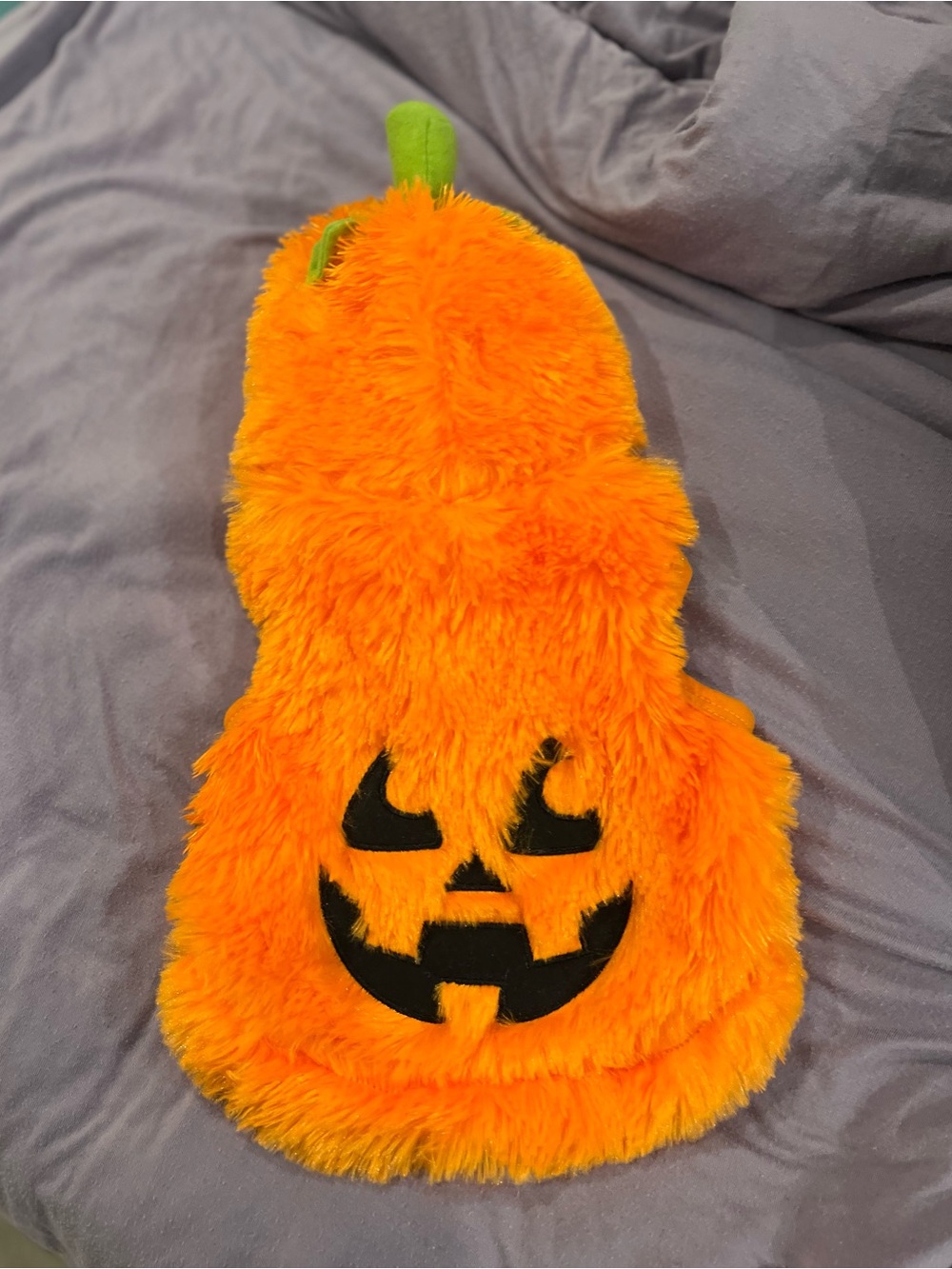 Jack-O-Lantern Pumpkin Halloween Costume for Dogs Size XS Hoodie